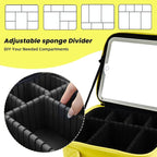 Travel Makeup Bag with LED Mirror and Light Travel Makeup Case Cosmetic - Image 4