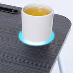 Home Office Lap Desk with Storage Drawer, Cup and Phone Holder, Laptop Bed Tray - Image 5