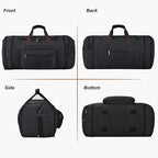 Felipe Varela 60L Duffle Bag for Men, Large Canvas Expandable Duffle Bag for - Image 3