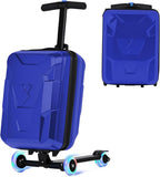smilesun Scooter Suitcase for Kids & Adults, Foldable Carry On Travel Luggage by smilesun