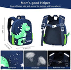Padgene Toddler Backpacks Kids Preschool Backpack Waterproof Neoprene Animal - Image 3