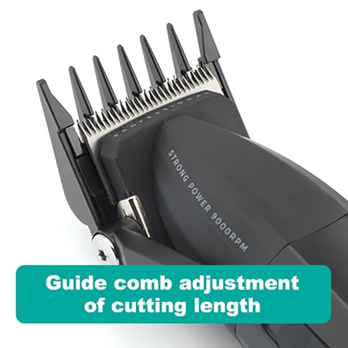 VGR 003 Fresh Fade Hair Clipper, Professional Hair Trimmer, Cord/Cordless Rechargeable Hair Cutting Tools with LED Display, 9000 RPM Barber Clippers, Gold