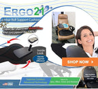 Neck & Back Support Lumbar Roll Made of Liquid Filled Membranes | Chair Back - Image 3