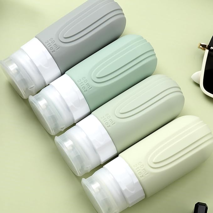 Travel Bottles for Toiletries, Tsa Approved 2oz Travel size Bottles, BPA Free - Image 6