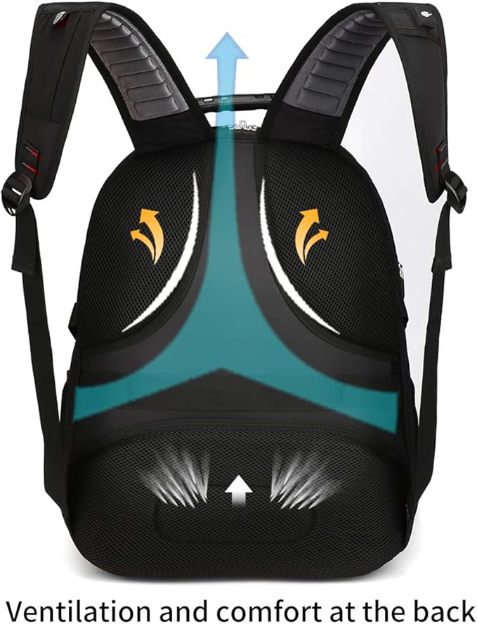 SHRRADOO Extra Large 50L Travel Laptop Backpack - Image 6