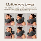 Coop Home Goods AirJustable Travel Neck Pillow, Inflatable, Adjustable Support - Image 6
