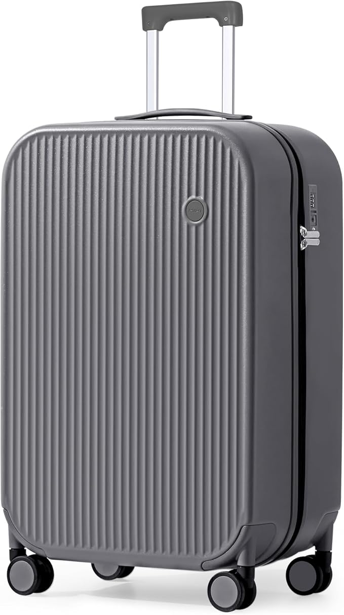 mixi 24 Inch Checked Luggage PC Hardshell Suitcases by MIXI