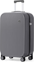 mixi 24 Inch Checked Luggage PC Hardshell Suitcases by MIXI