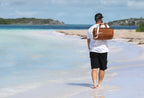 Handmade Leather Duffel Bag Luxury Duffle Bag Leather weekender Backpack - Image 8