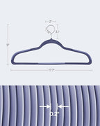 SONGMICS Clothes Hangers, Space-Saving, Dark Blue Ash and Light Blue Ash - Image 6