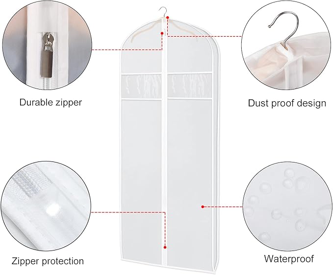 Zilink Dress Garment Bags for Storage 72-inch - Image 5