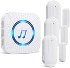 SanJie Door Sensor Chime for Door Opens， Door Entry Chime for by SANJIEGuardSecurity