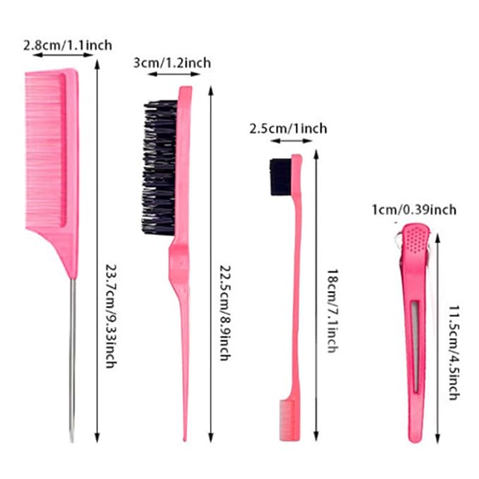 Hair Brush Set | Portable Lightweight Ergonomic Tools - Hair Styling Appliances,for Holiday Festival Salon Home Travel Wedding Bridal Spa Grooming Party Summer