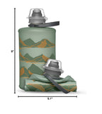 Stow Collapsible Water Bottle (12oz/350ml / MTN Sutro Green)