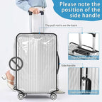 Yotako Clear PVC Suitcase Cover Protectors 20 Inch Luggage Cover - Image 2