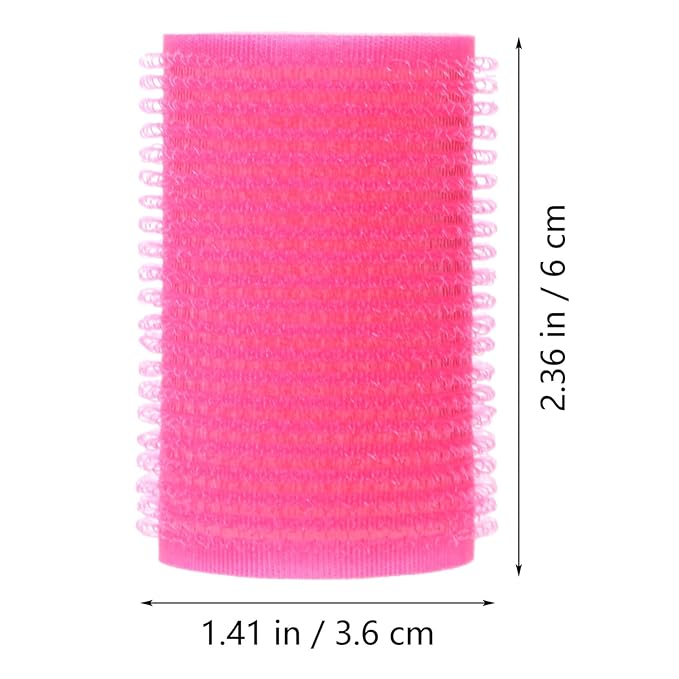 Beaupretty 8PCS Hair Sponge Roller Spiral Hair Curlers, Self-Adhesive Foam Curlers for HairStyling, No Heat Sleep-In Roller for Women