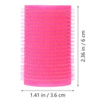 Beaupretty 8PCS Hair Sponge Roller Spiral Hair Curlers, Self-Adhesive Foam Curlers for HairStyling, No Heat Sleep-In Roller for Women
