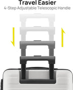 Carry on Luggage 22 X 14 X 9 Airline Approved, 20 Inch Luggage - Image 7