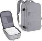 Coowoz Large Travel Backpack For Women Men, Flight Approved, Waterproof Outdoor by coowoz