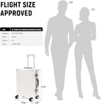 UrbanExplorer 20 Inch Carry On Luggage Aluminum Frame Airline Approved - Image 2