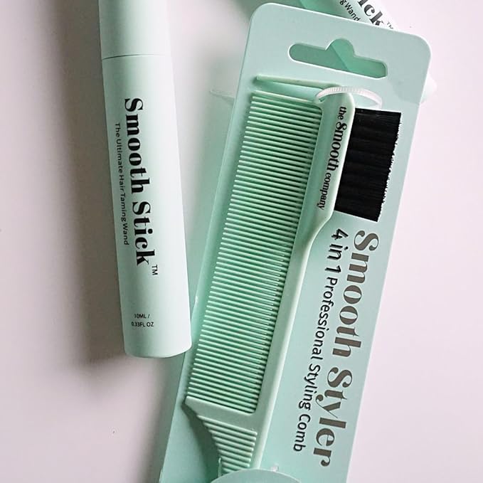 Professional Styling Comb. 4 in 1 Detangling, Sectioning,Edges/Smoothing & Parting