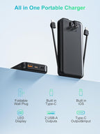 Portable Charger, 12000mAh 22.5W Type C Fast Charging Power Bank - Image 8