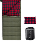0 Degree Sleeping Bag Cotton Flannel Winter Cold Weather by Keencamp