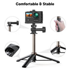 Brave 4 Action Camera with Selfie Stick Tripod and Carry Bag Bundle