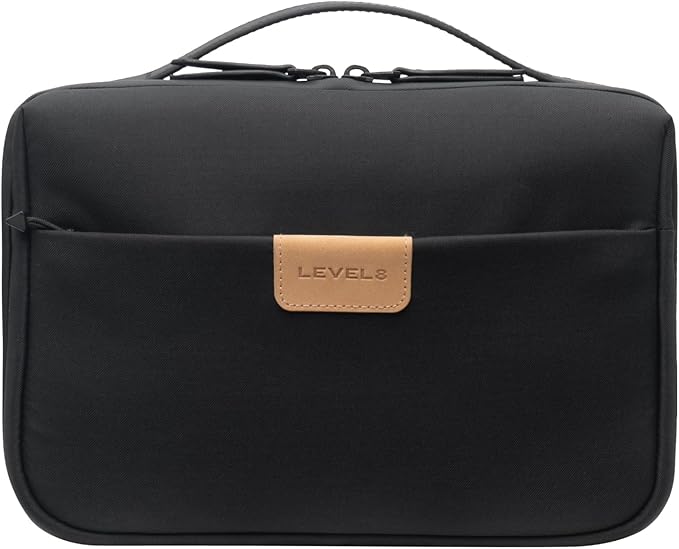 LEVEL8 Travel Toiletry Bag for Women Men, Travel Organizer Water Repellent by LEVEL8