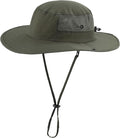 Home Prefer UPF50+ Mens Sun Hat Wide Brim Womens UV Protection Beach Bucket Hat by HomePreferHatsCaps