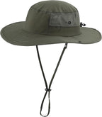 Home Prefer UPF50+ Mens Sun Hat Wide Brim Womens UV Protection Beach Bucket Hat by HomePreferHatsCaps