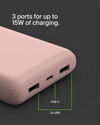 Belkin Portable Charger, USB C Power Bank 20000 mAh w/ 1xUSB-C Port & 2xUSB-A - Image 10