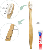 Bamboo Toothbrushes Kit Bulk, Disposable Toothbrushes - Image 3