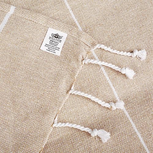 Cotton Turkish Beach Towels (39 x 72 inch ( Beach towel - 4 PACK ) / Beige)