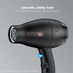 INFINITIPRO by CONAIR Travel Hair Dryer, Mighty Mini Compact Lightweight Professional AC Motor Hair Dryer| (Pack of 4)