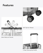 LUGGEX All Aluminum Carry On Luggage - Image 6