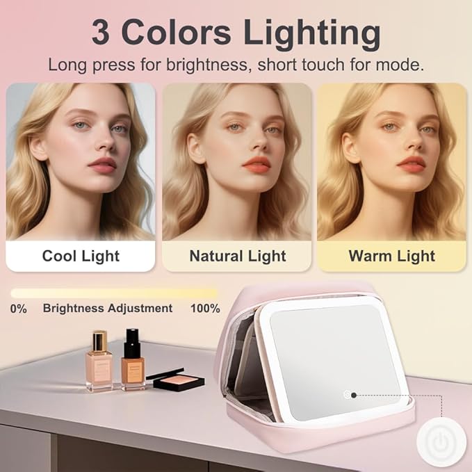 Glint&Glide Travel Makeup Bag - Image 2