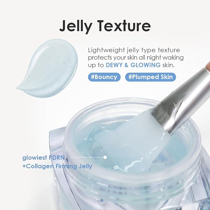 glowiest Daily Rituals PDRN + Collagen Glow Jelly Cream I Salmon PDRN I Korean Skincare I K-Beauty I Salmon DNA I Lightweight Moisturizing Non-Greasy Hydrating Gel Cream