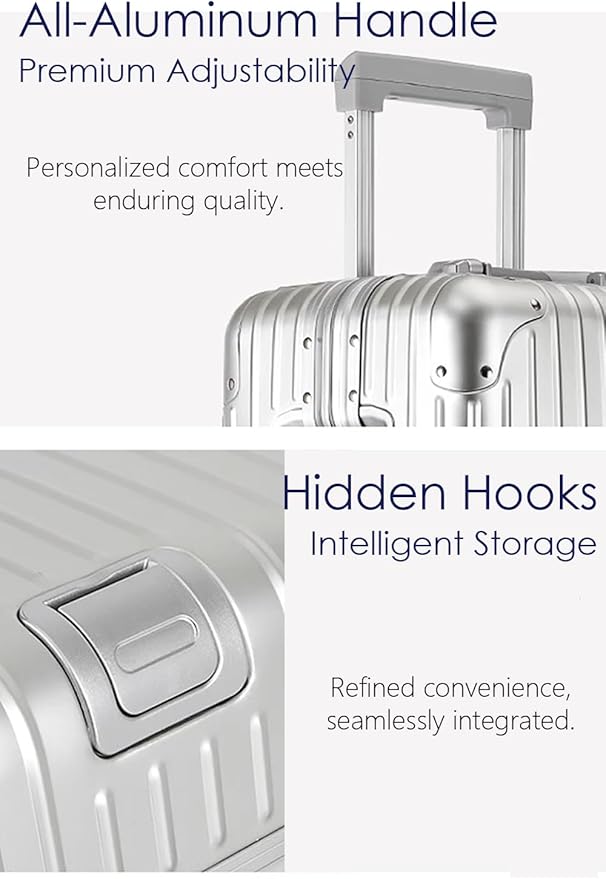 28 Inch All Aluminum Checked in Luggage - Image 5