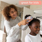 FRAMAR Pink Hair Brush Detangler, Detangling Hairbrush For Women, Wet Hair Brush For Girls, Hair Detangler Brush, Wet Hairbrush, Hairbrushes, Girls Hairbrush Detangler, Reduces Frizz - Floral