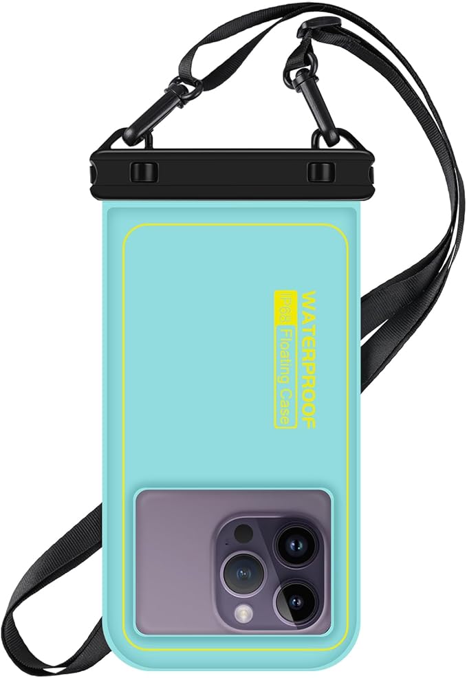 Floating Waterproof Phone Pouch, Water Proof Cell Phone Dry Bag by RAZOBWS