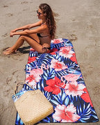 Quick Dry Microfiber Beach Towel (Flamingo / Extra Large 78x35")
