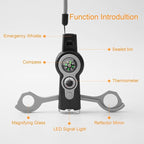 Emergency Survival Function Whistle, Outdoor Multifunctional Tool Safety Whistle - Image 5