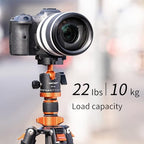 K&F Concept 63" Carbon Fiber Camera Tripods, D254C1+BH-28L Compact Tripod - Image 9