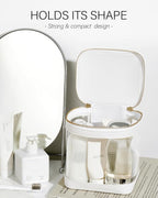 ROWNYEON Clear Makeup Case Toiletry Bag Multipurpose Travel Makeup Train Case - Image 3