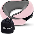 FlyHugz® Neck Travel Pillow | Memory Foam Neck Pillow by FlyHugz%C2%AE