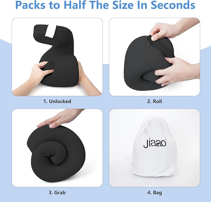 Travel Neck Pillow, Advanced Neck Support - Image 7