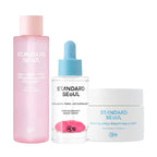 3-Step Glass Skin Firming Set | Firming Toner, Firming Serum & Barrier Gel Cream | Pore & Comfort Care Routine | With PDRN, Bakuchiol & Ceramides | K-Beauty Skincare Set