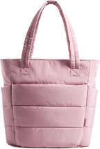 BAGSMART Tote Bag for Women, Lightweight Puffy Tote Bag by BAGSMART