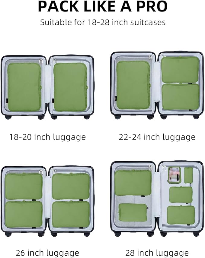 6 Set Compression Packing Cubes - Image 8